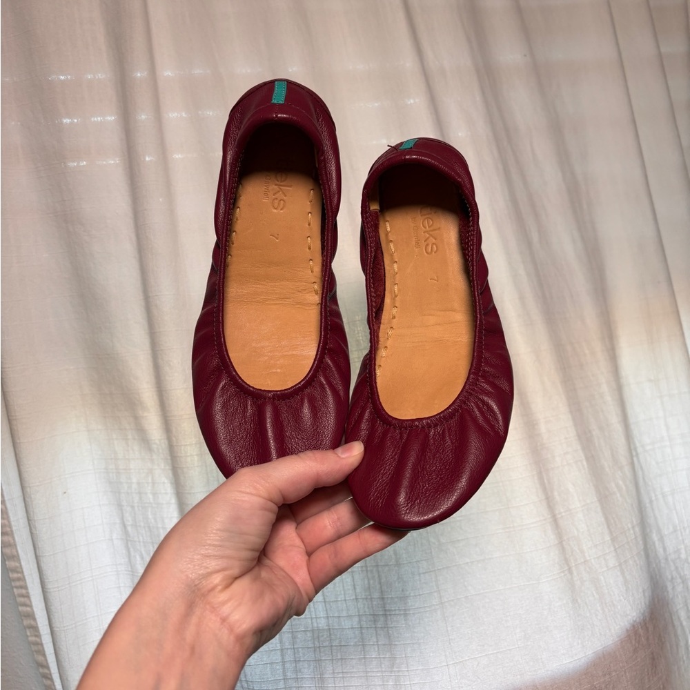 Tieks by Gavrieli Women's Leather Ballet Flats Fuchsia Size 7